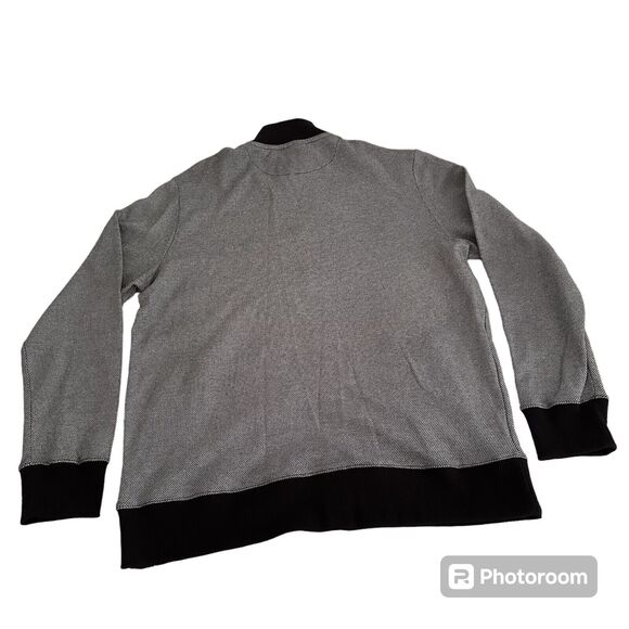 Cqpelli Sport Jacket Uptown Training Soccor Men's Size XL Black Gray Full Zip - Picture 2 of 5